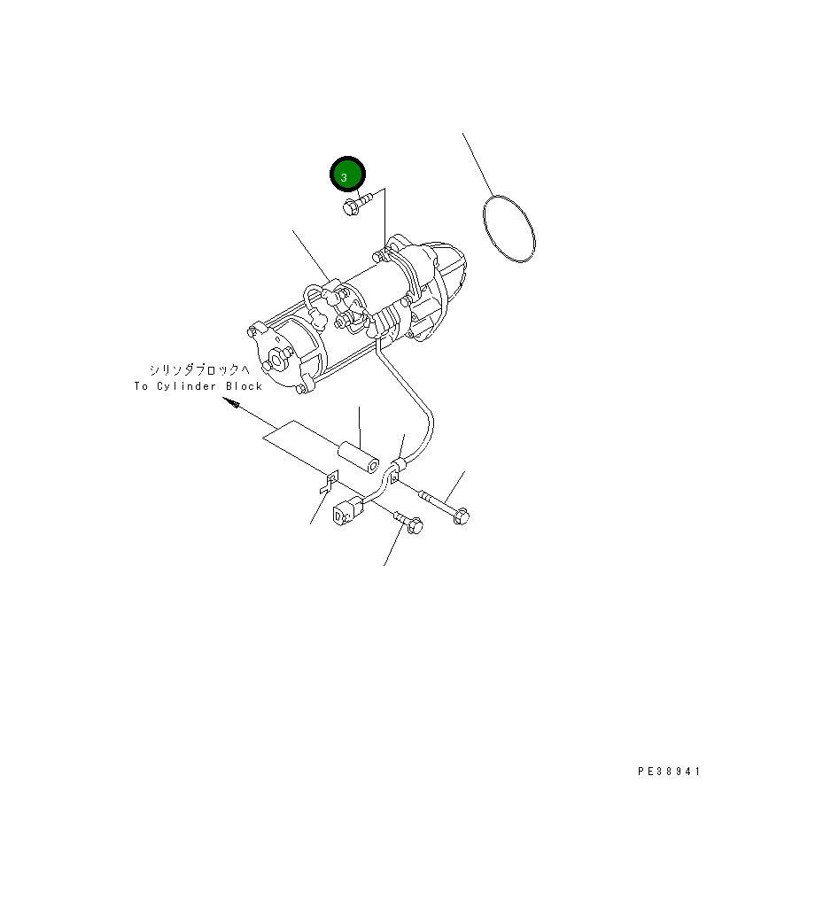 Болт 01435-21230 Komatsu