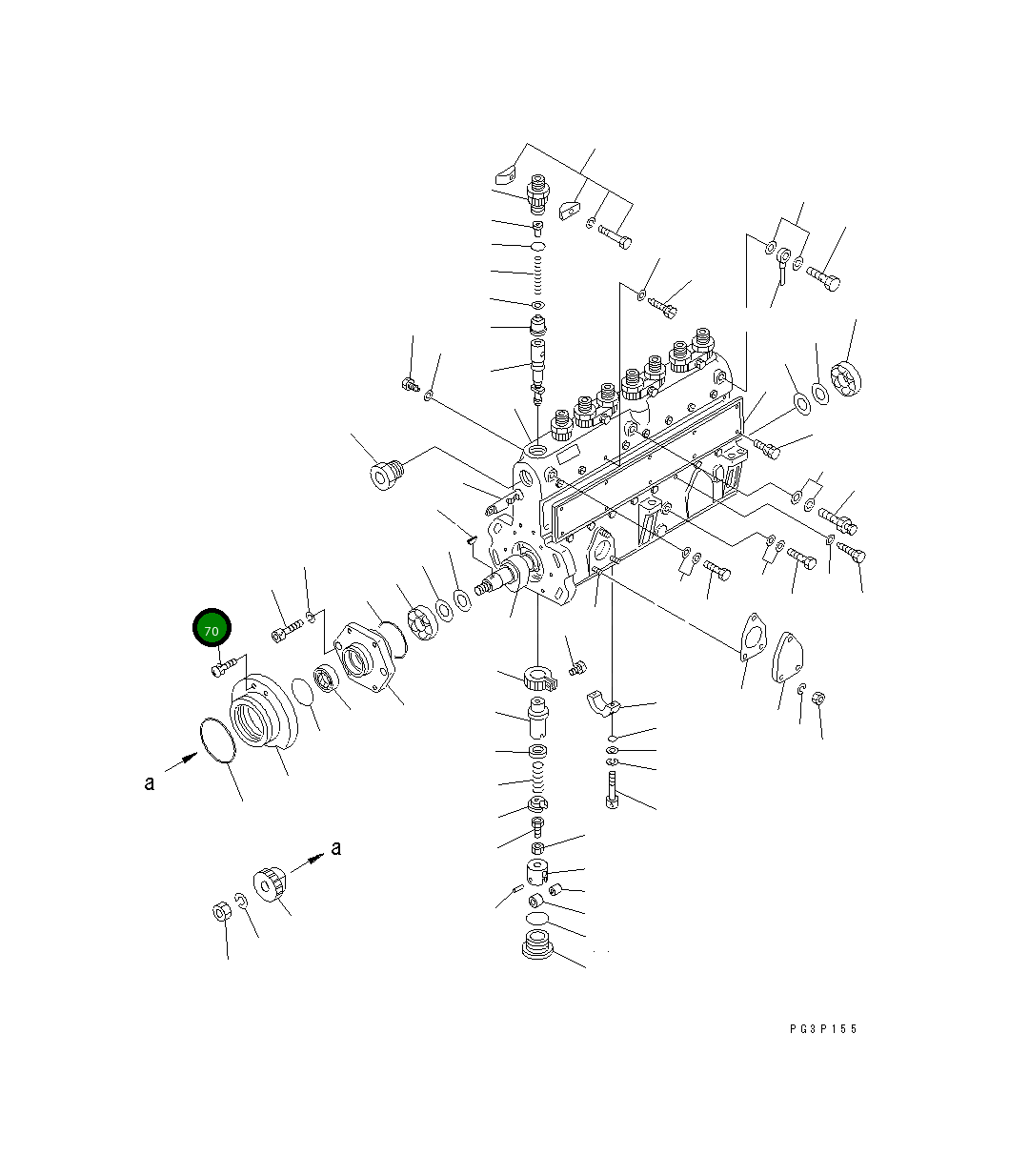 Болт DK020118-2020 Komatsu