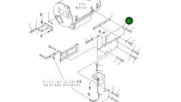 Крышка 6162-13-7312 Komatsu