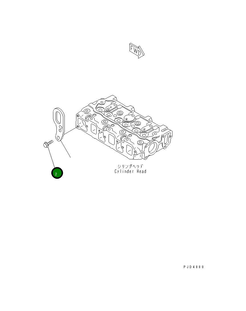 Болт 456-769 Komatsu