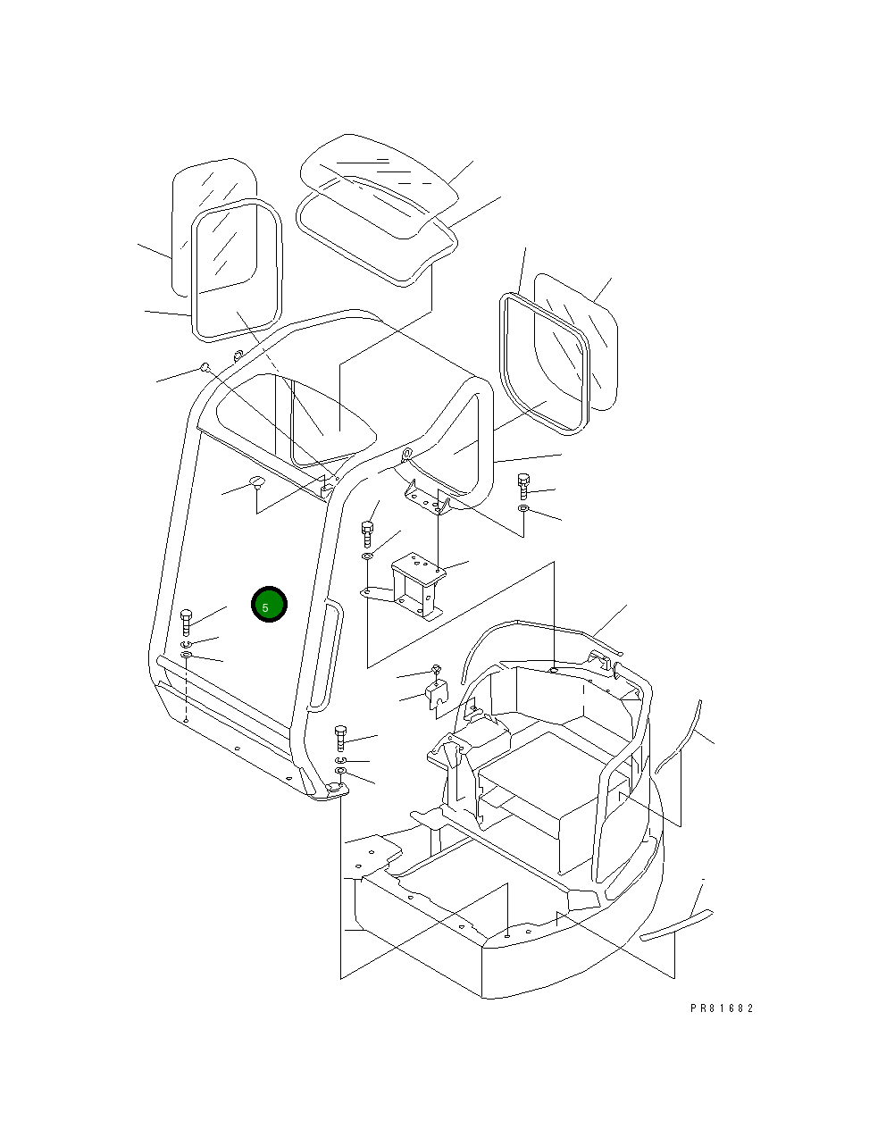 Болт YM172137-53970 Komatsu