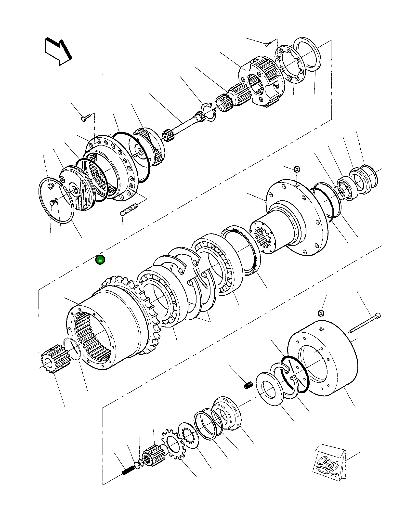 Кольцо 843800105 Komatsu