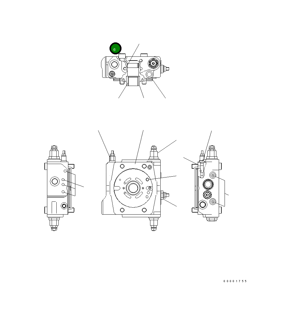 Болт UC1301638009 Komatsu