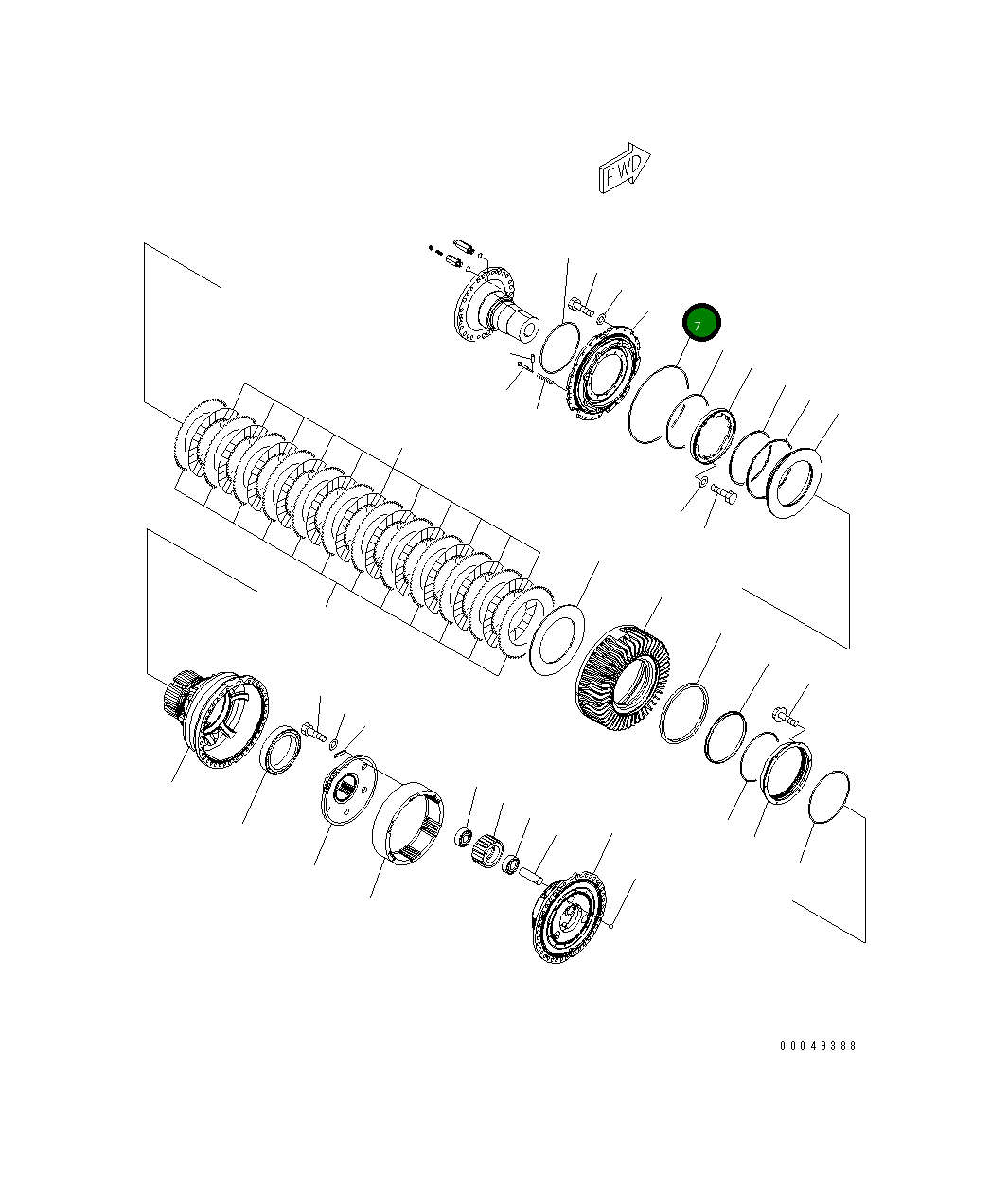 Кольцо уплотнительное (O-Ring) 426-33-31360 Komatsu