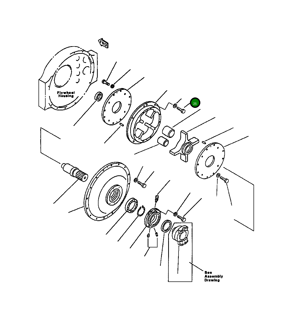 Болт 02010-81044 Komatsu