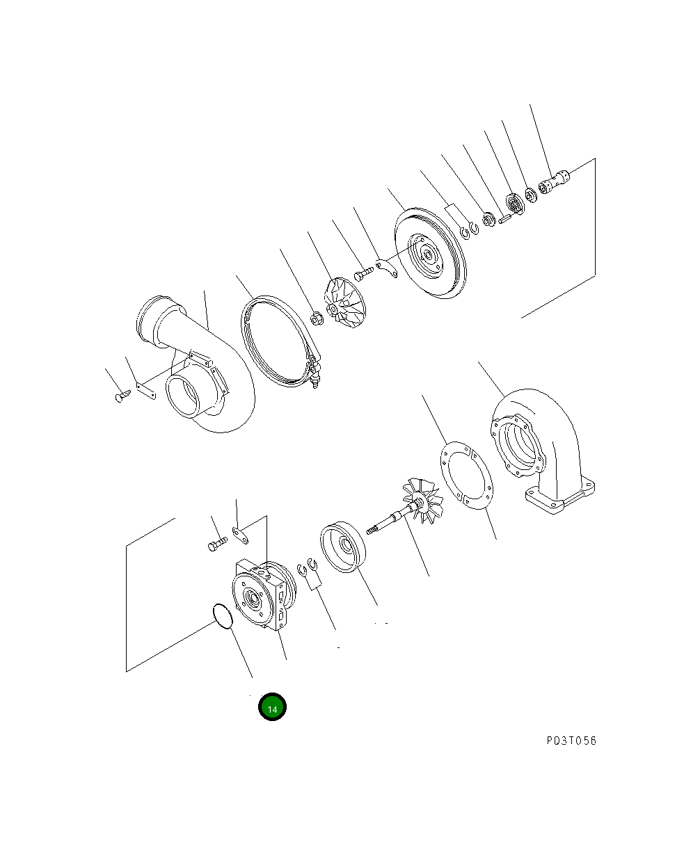 Кольцо уплотнительное (O-Ring) 07000-E2065 Komatsu