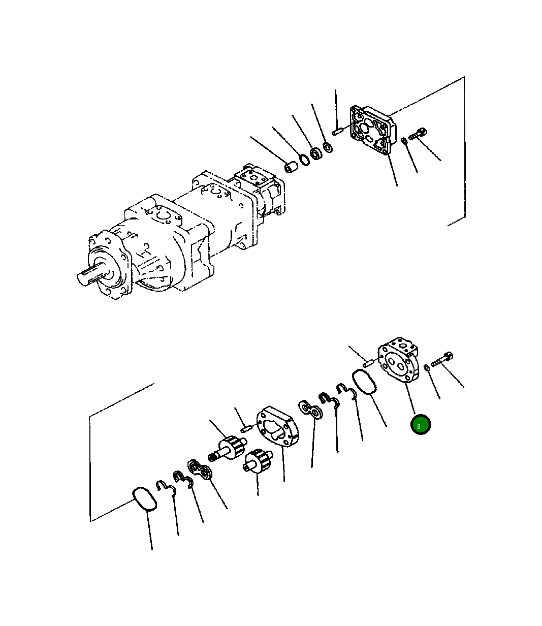 Крышка 705-17-01220 Komatsu