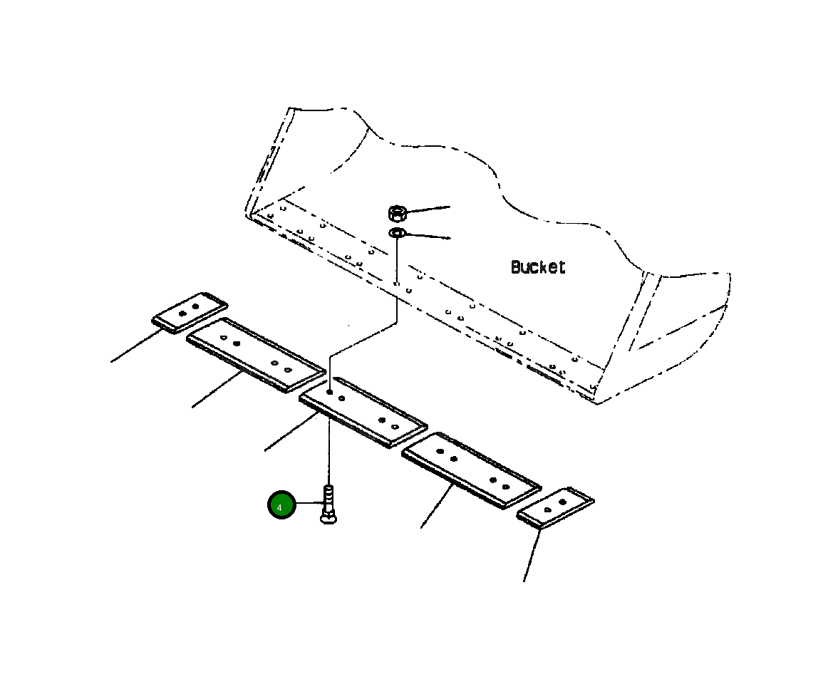 Болт 02091-12030 Komatsu