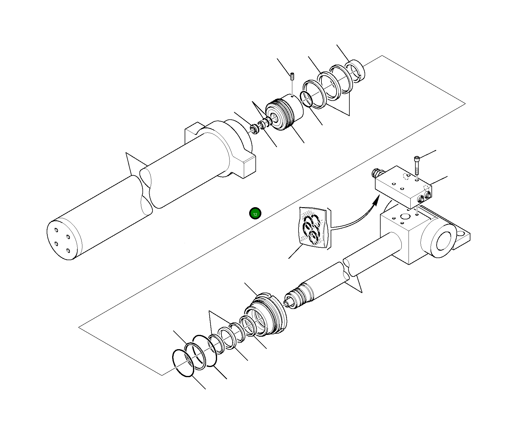 Кольцо уплотнительное (O-Ring) FDT1400015 Komatsu