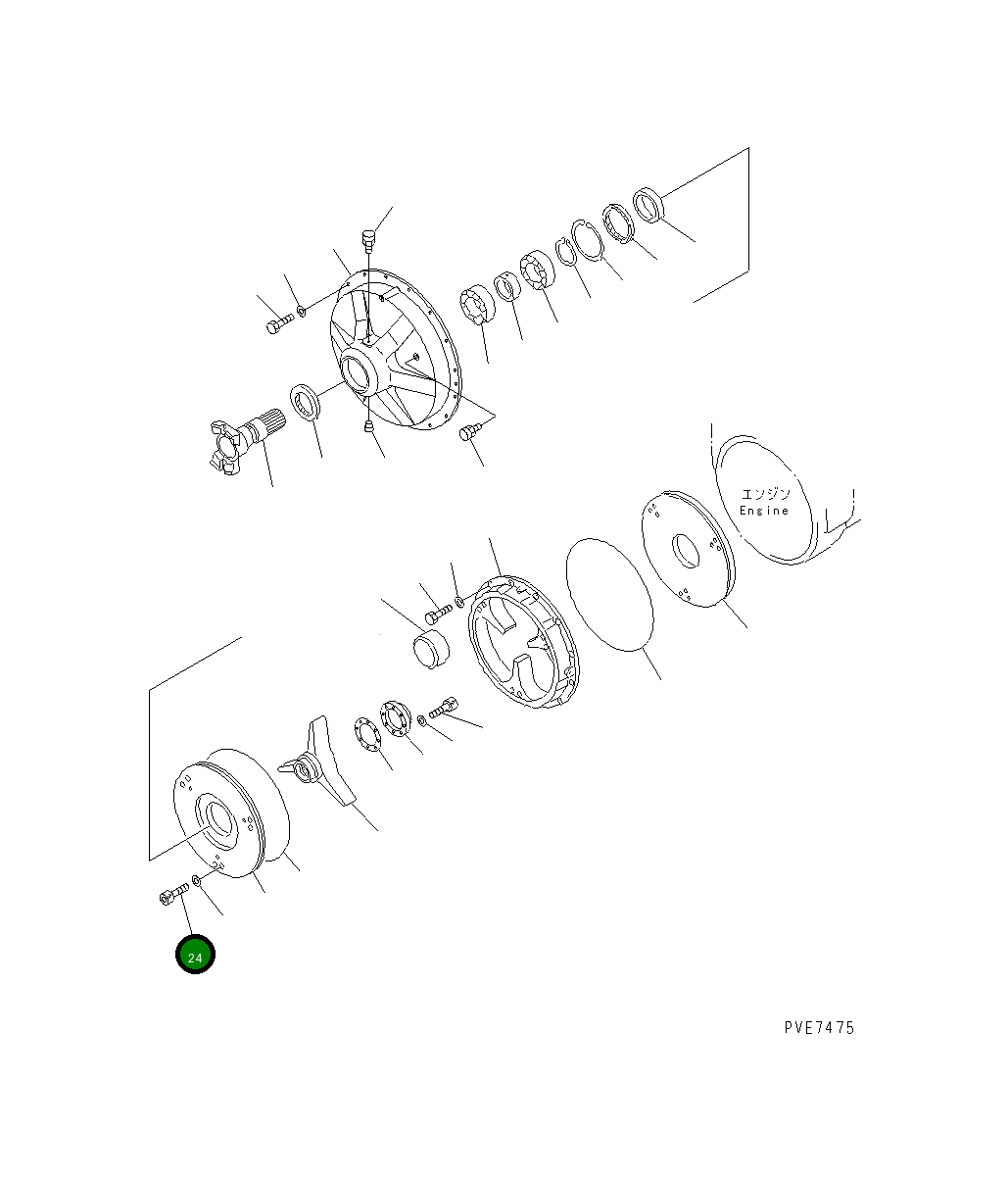 Болт 01253-31610 Komatsu