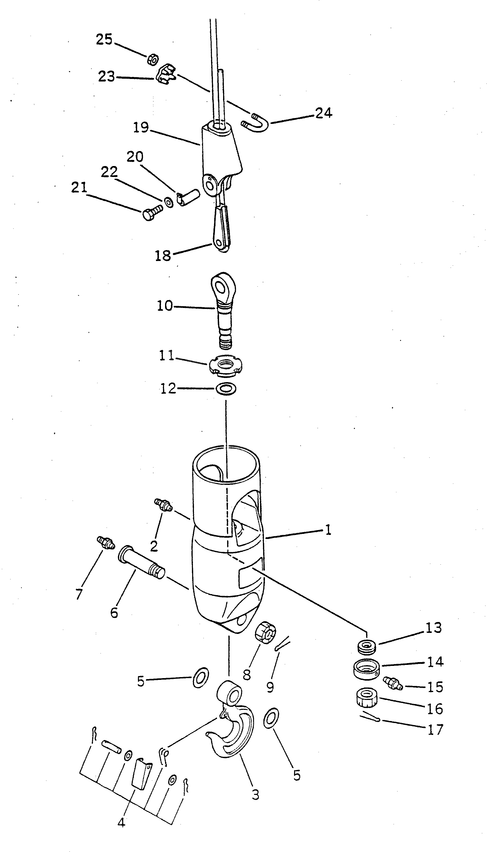 Болт 22W-70-13190  Komatsu