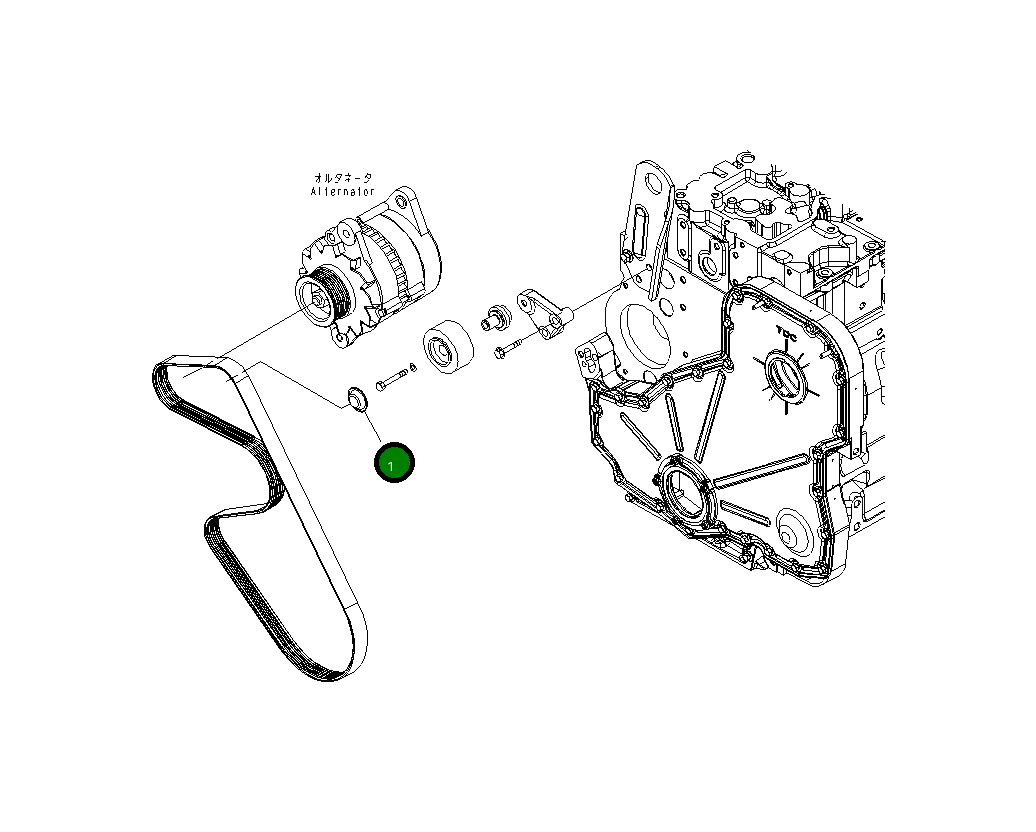 Крышка 6742-01-4560 Komatsu