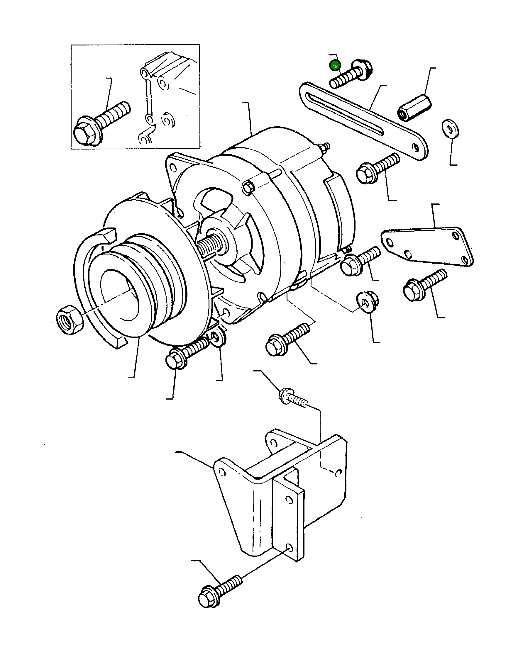 Болт P2314H003 Komatsu