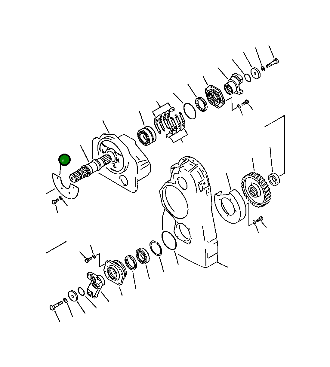 Крышка 421-15-13760 Komatsu