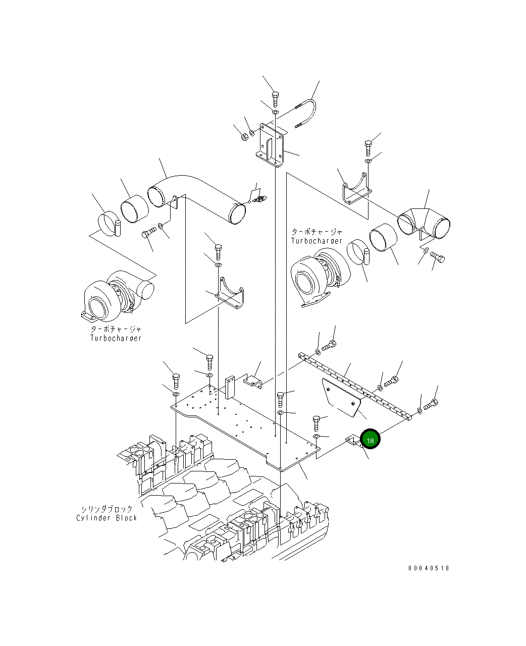 Крышка 6219-11-5660 Komatsu