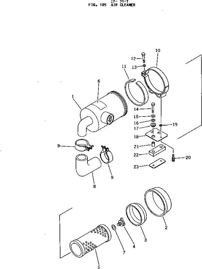 Болт KT01123-50820  Komatsu