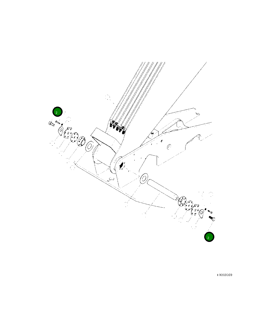 Болт 10733KF Komatsu