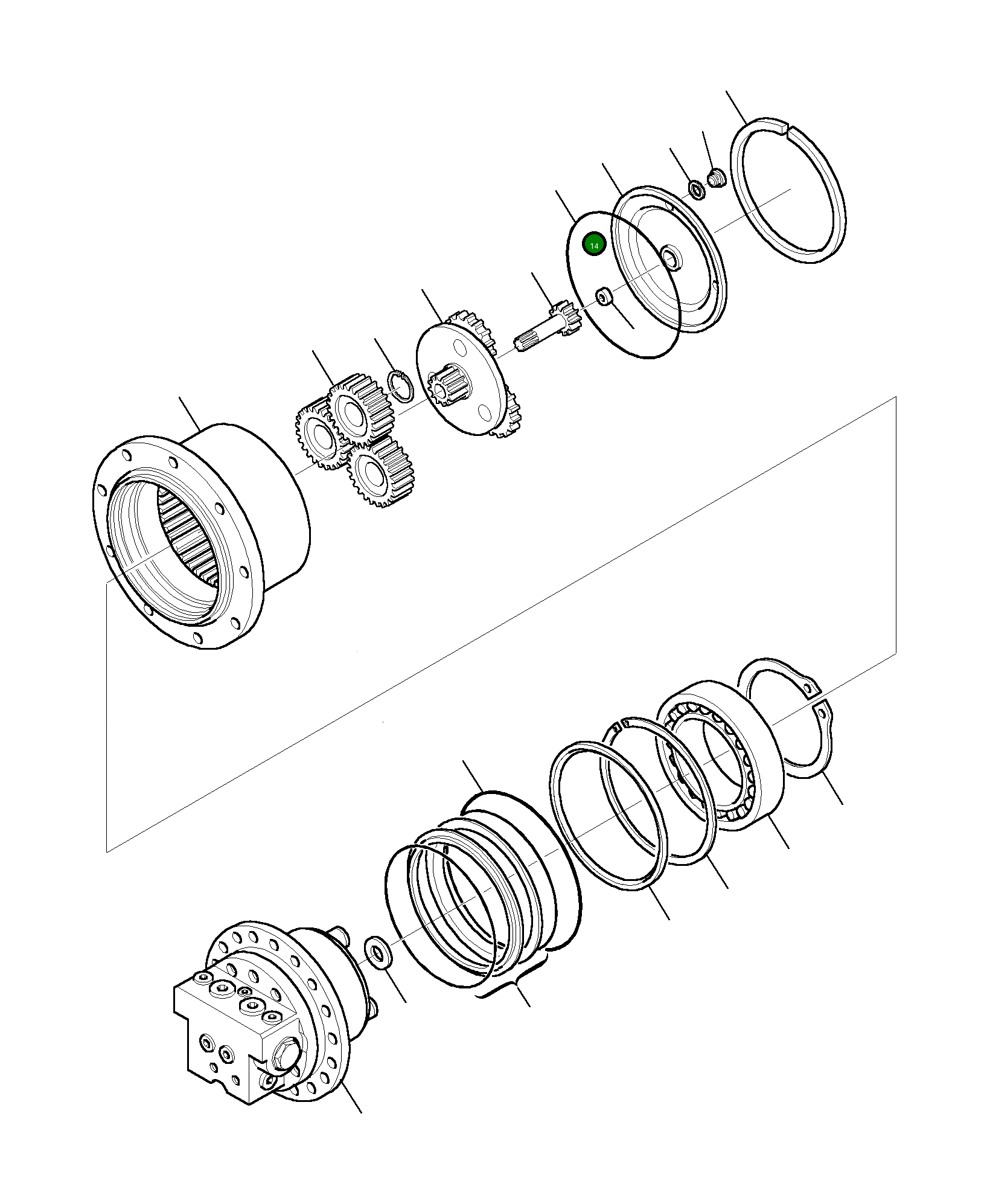 Кольцо уплотнительное (O-Ring) 843200671 Komatsu