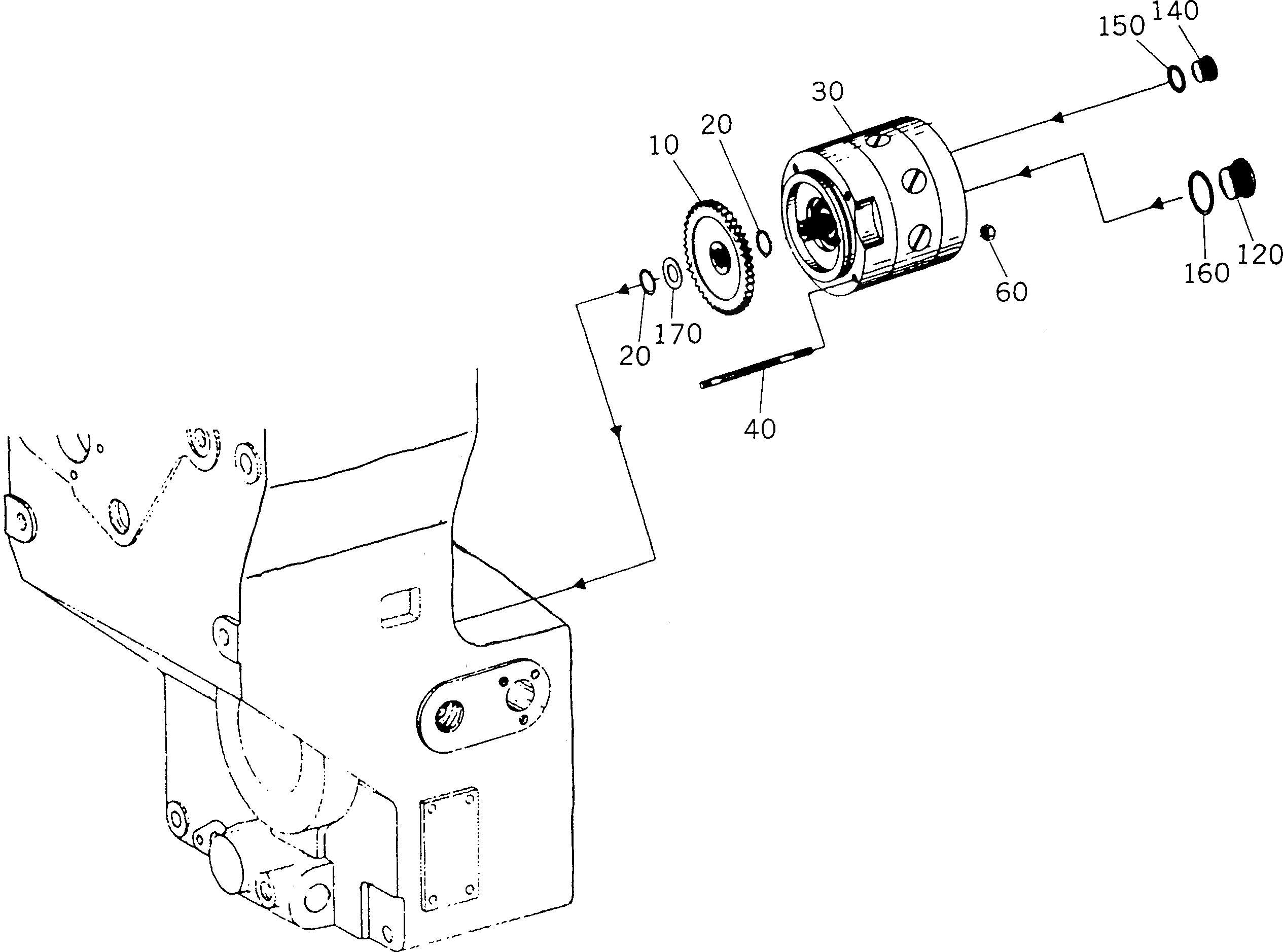 Кольцо уплотнительное (O-Ring) BW152053  Komatsu