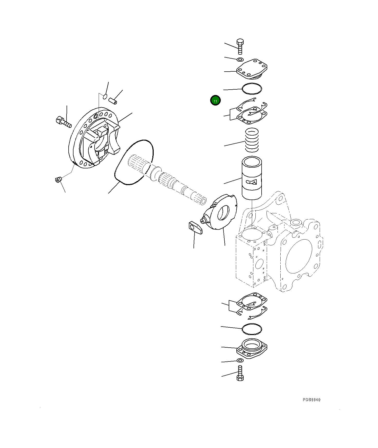 Кольцо уплотнительное (O-Ring) 07000-B2065 Komatsu
