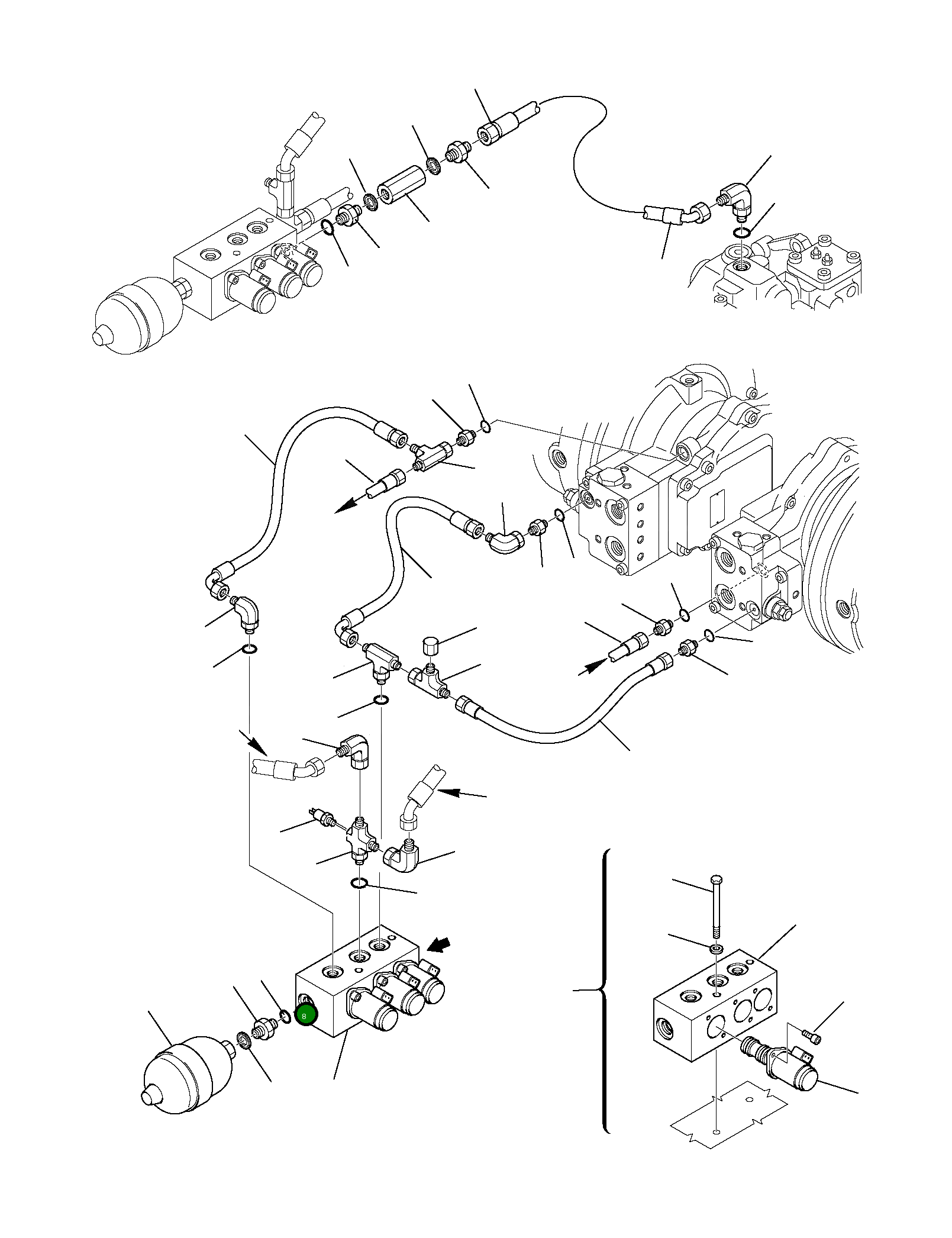 Кольцо уплотнительное (O-Ring) 855670004 Komatsu