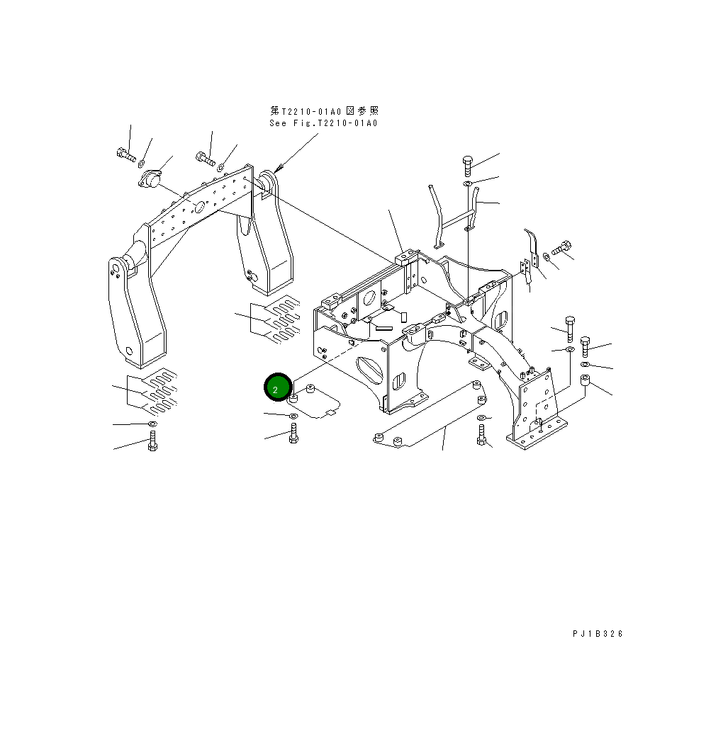 Крышка 176-71-41370 Komatsu