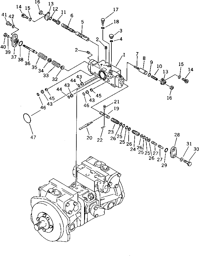 Болт 708-25-15320 Komatsu
