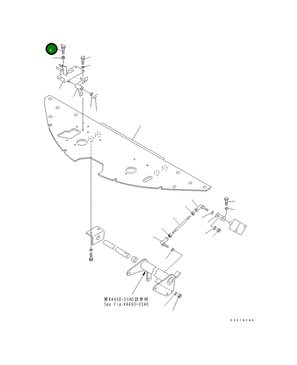 Болт 363-43-36250 Komatsu