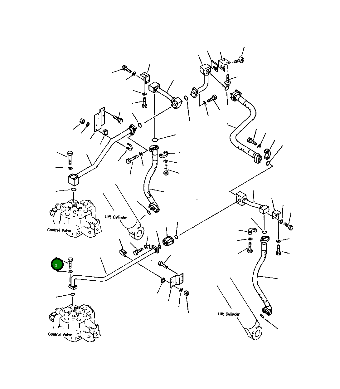 Болт 010101-81250  Komatsu