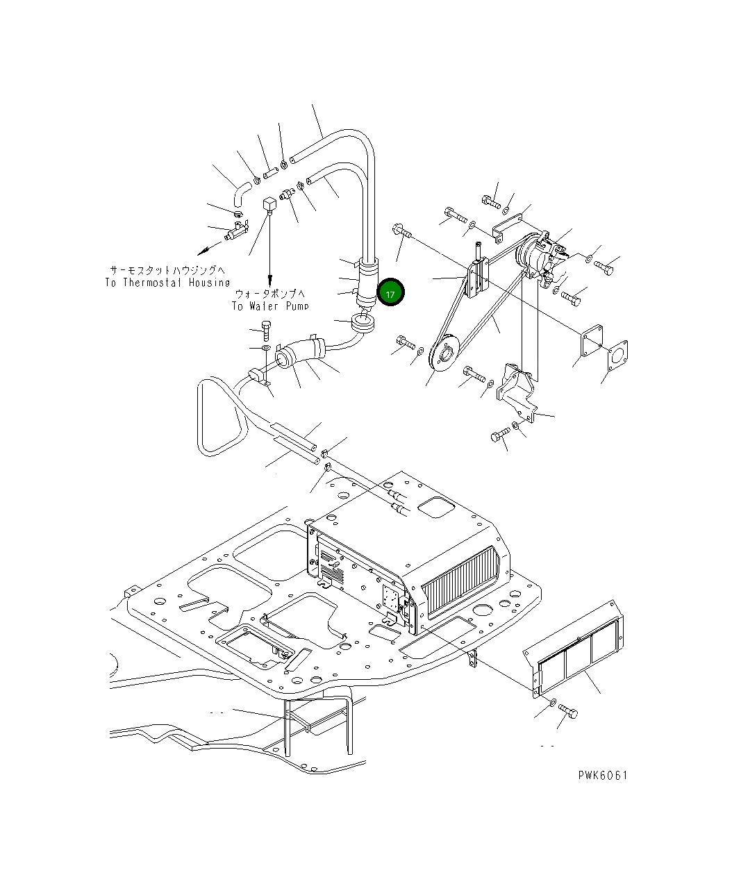 Болт D9189-91980 Komatsu