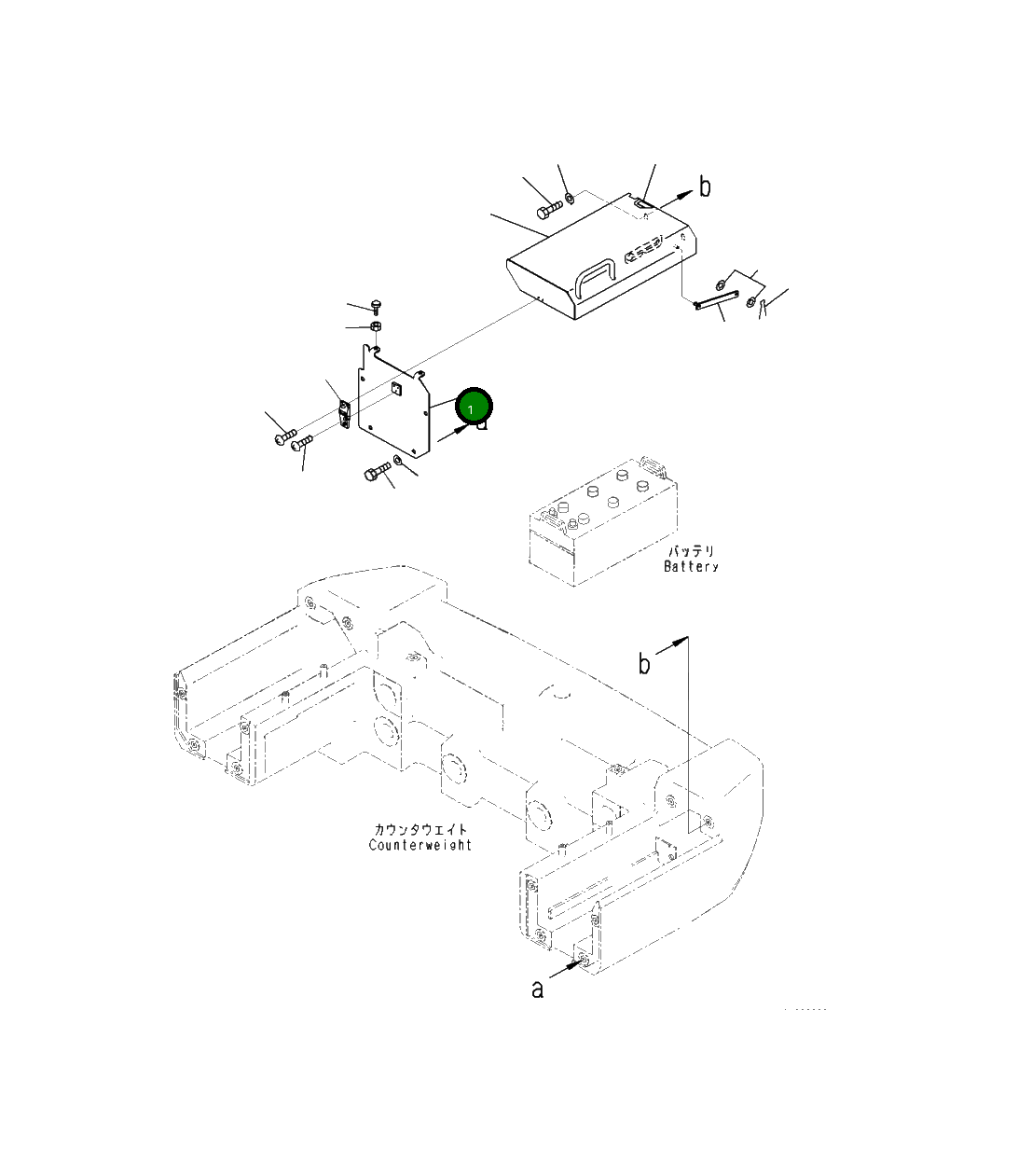 Крышка 421-06-51310 Komatsu