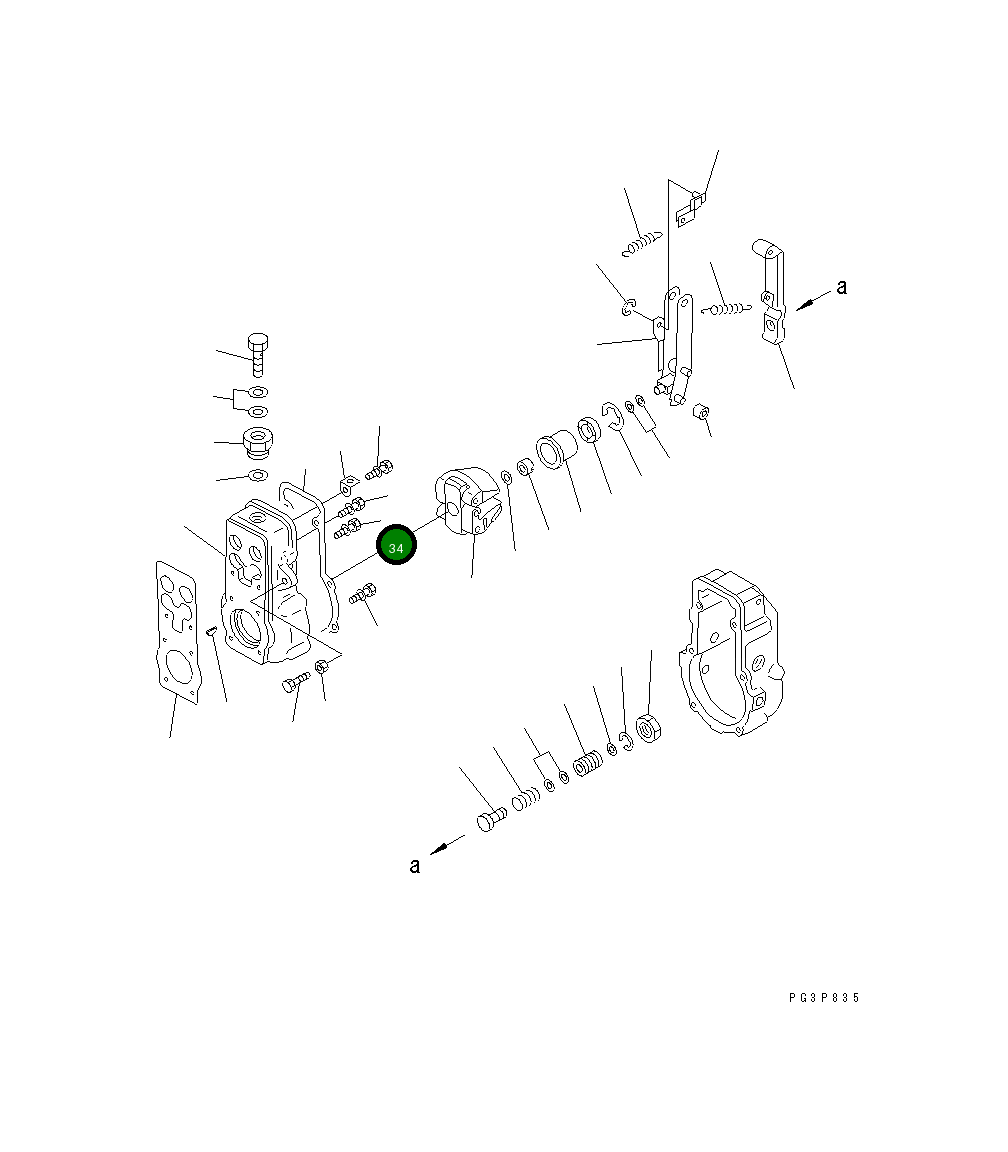 Болт ND949047-6910  Komatsu