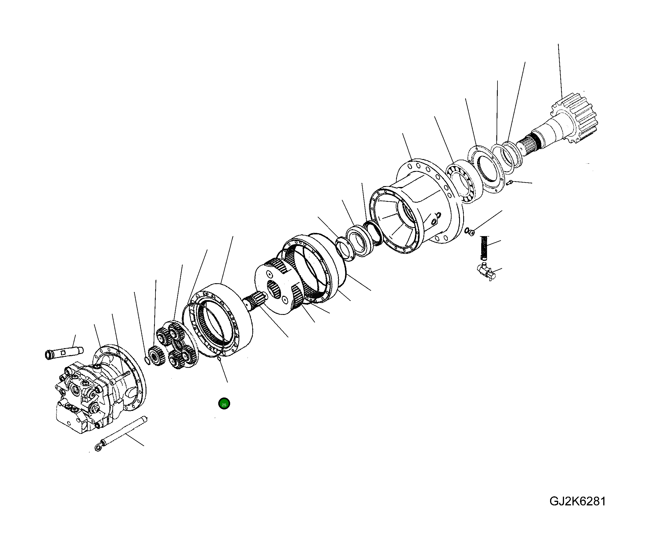Кольцо уплотнительное (O-Ring) 20J-26-32380  Komatsu