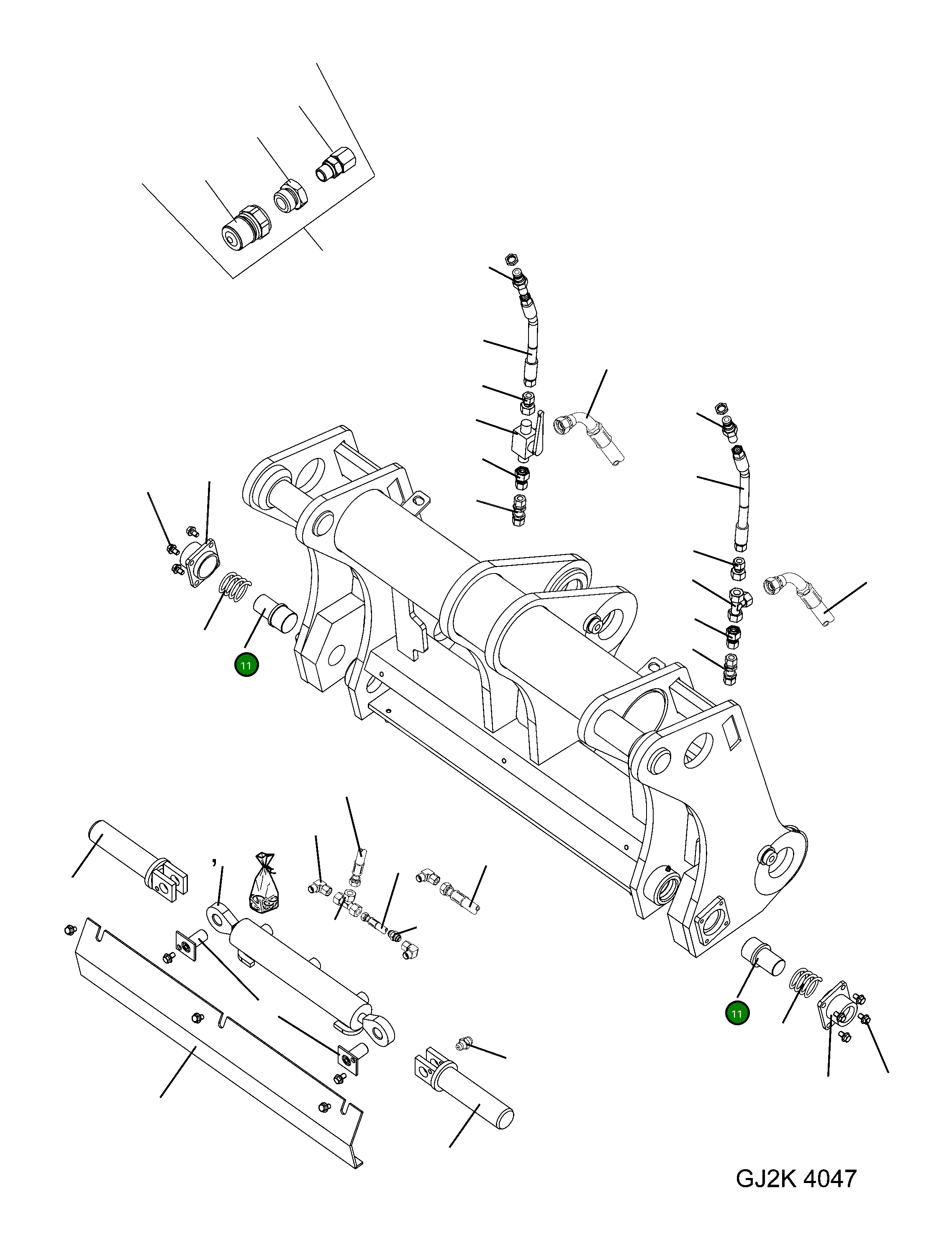 Болт 42Y-72-H0P79 Komatsu
