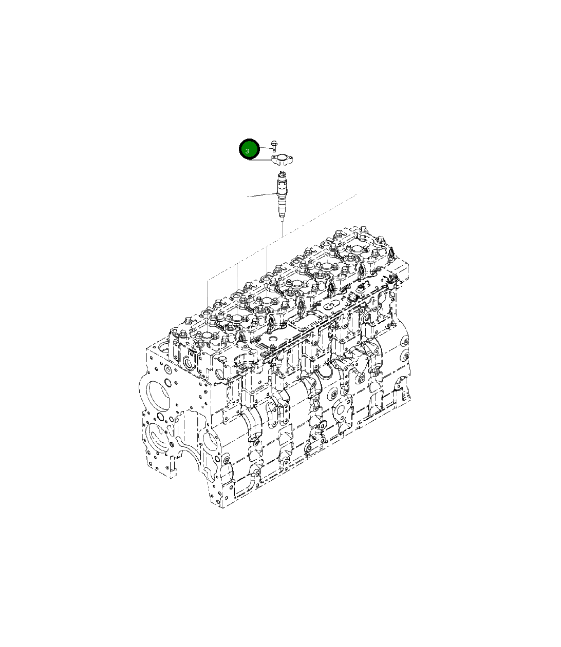 Болт 6745-11-3130  Komatsu