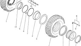 Кольцо 566-81-14111 Komatsu