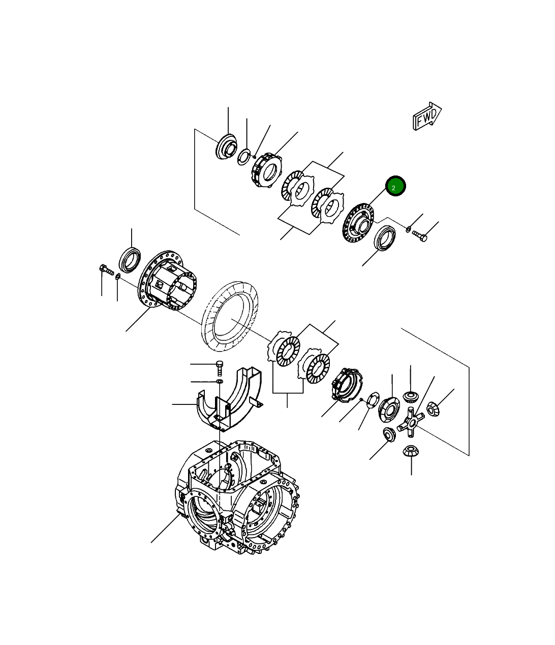 Крышка 421-22-37720  Komatsu