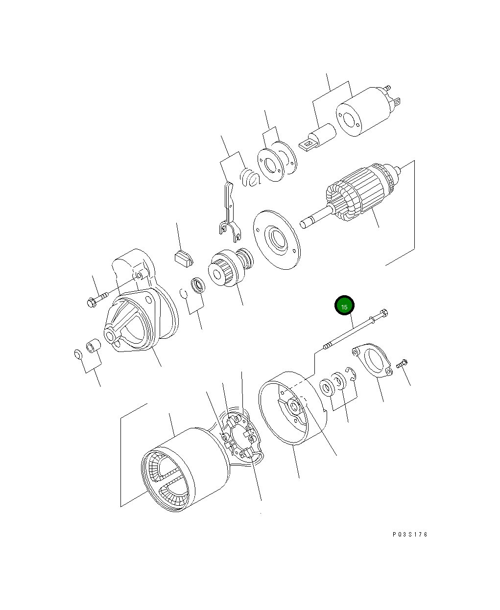 Болт 456-719 Komatsu