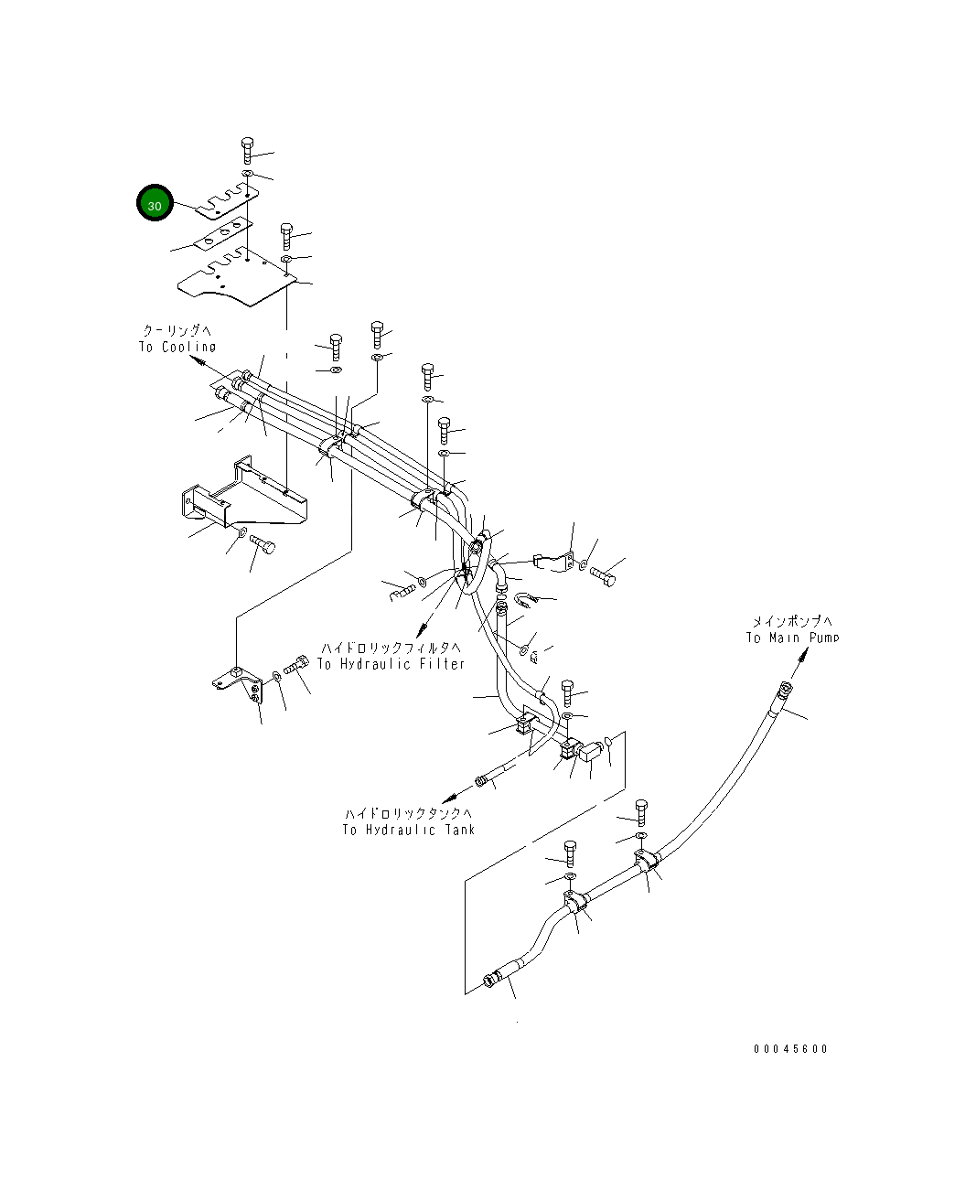 Крышка 209-62-41450  Komatsu