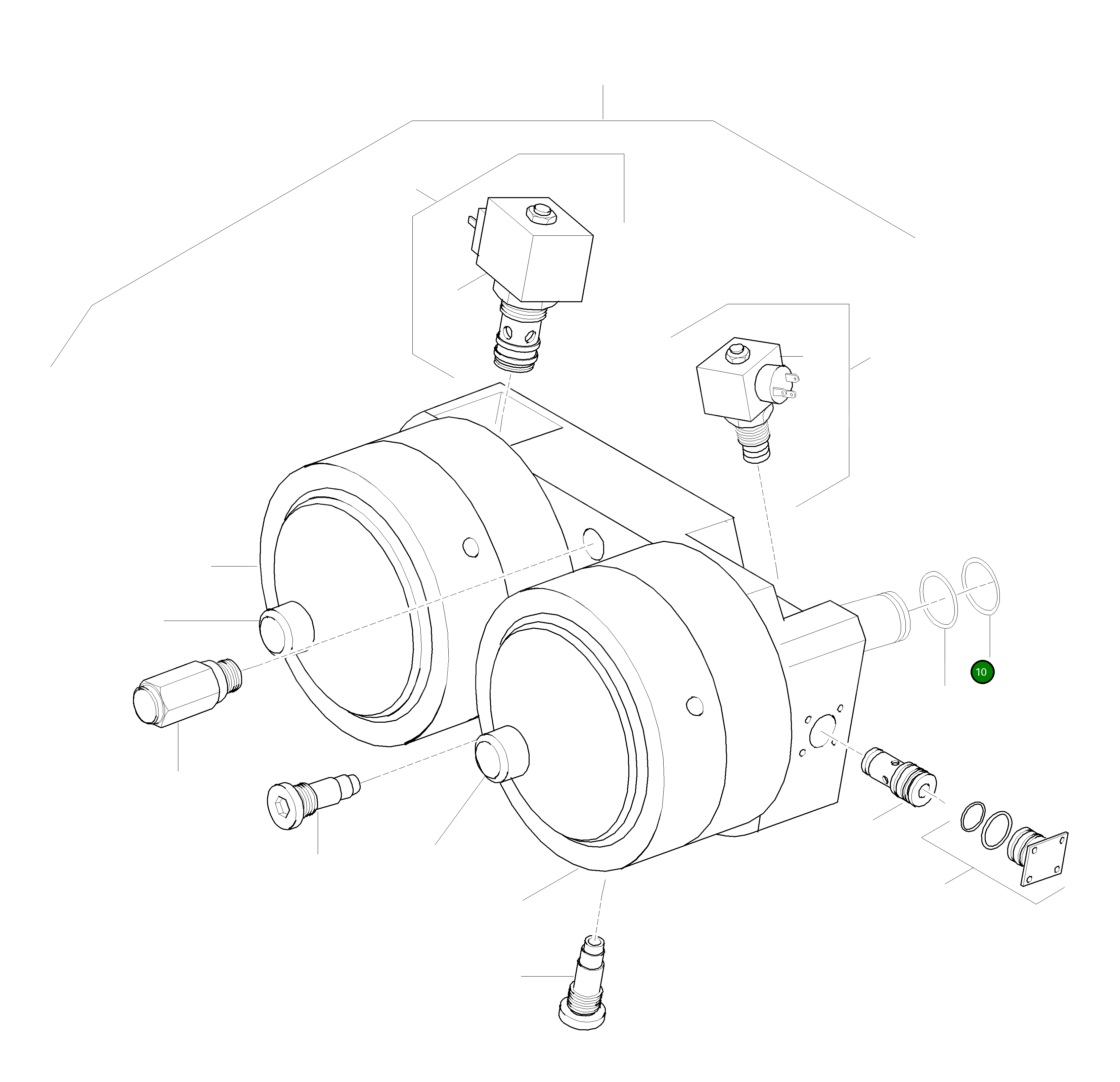 Кольцо уплотнительное (O-Ring) 421-S99-HP13 Komatsu