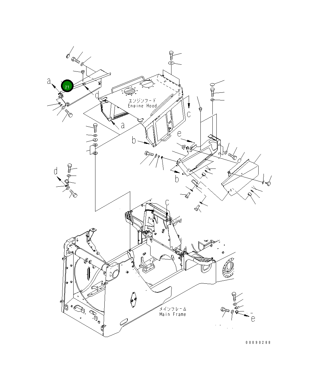 Крышка 17A-54-42542 Komatsu