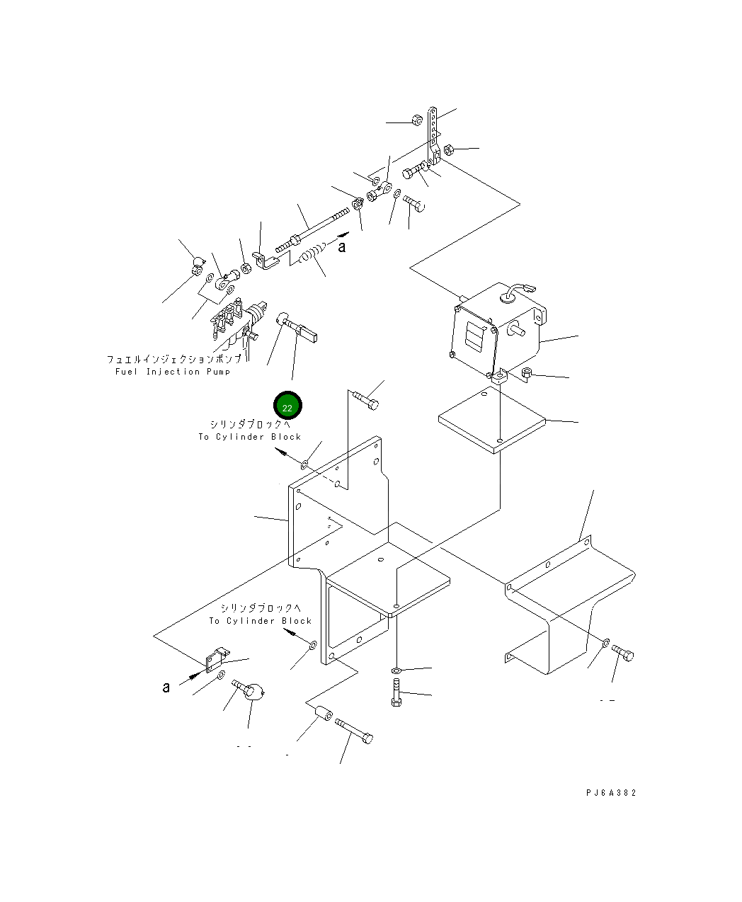 Болт 6162-73-9440 Komatsu