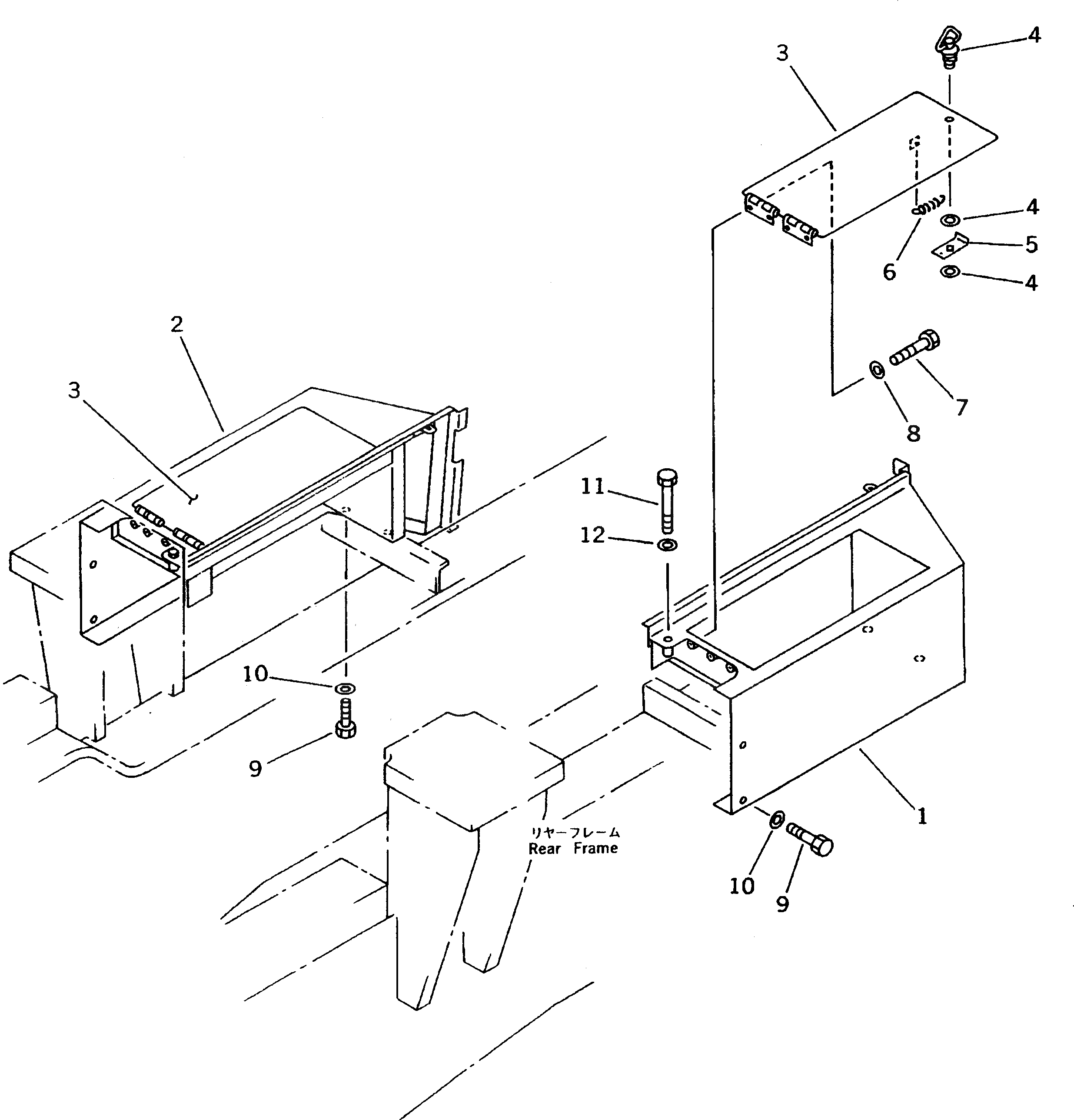 Болт 01010-51265 Komatsu