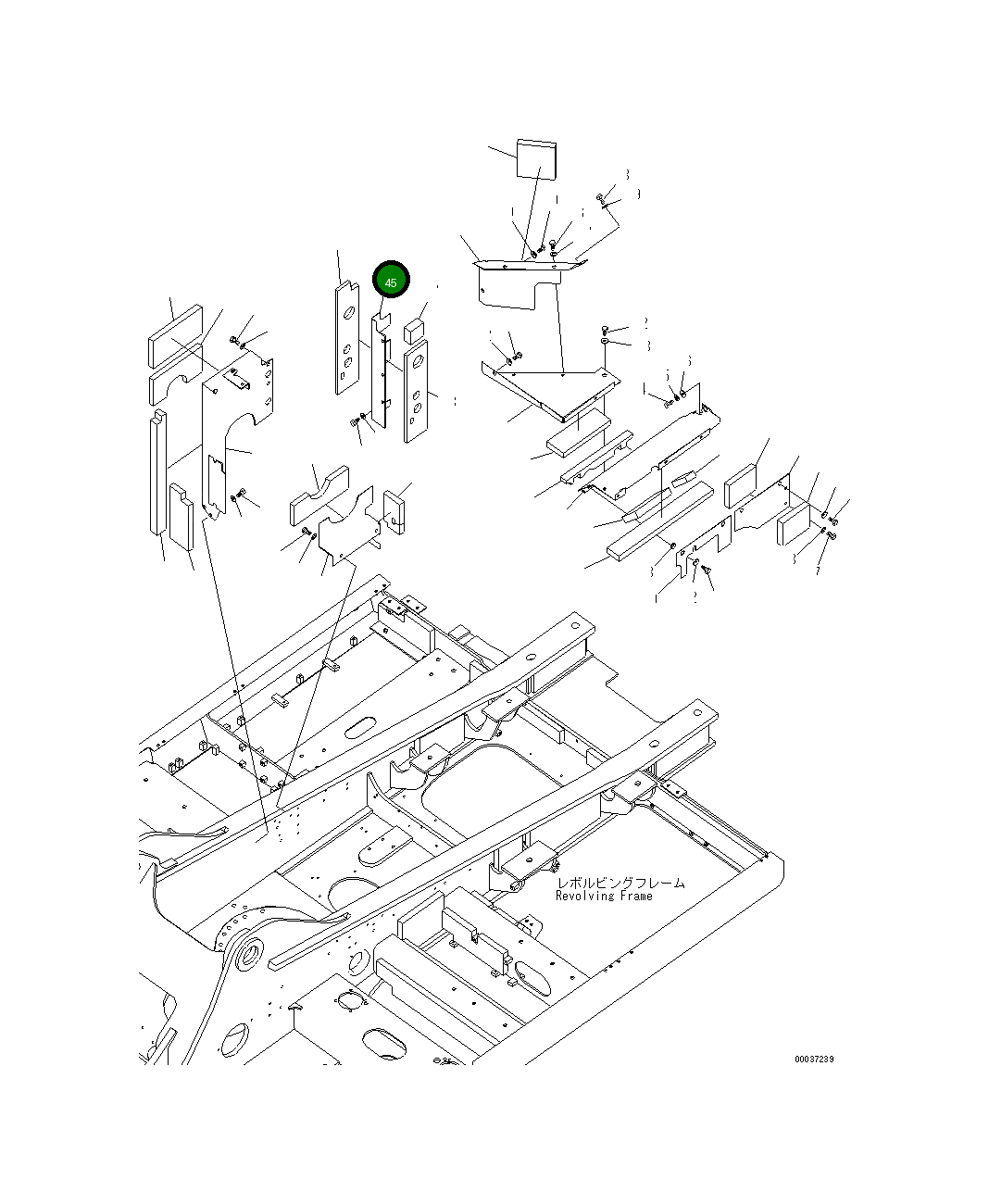 Крышка 207-54-76551 Komatsu