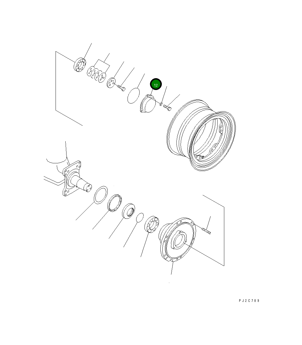 Крышка 567-27-71220 Komatsu