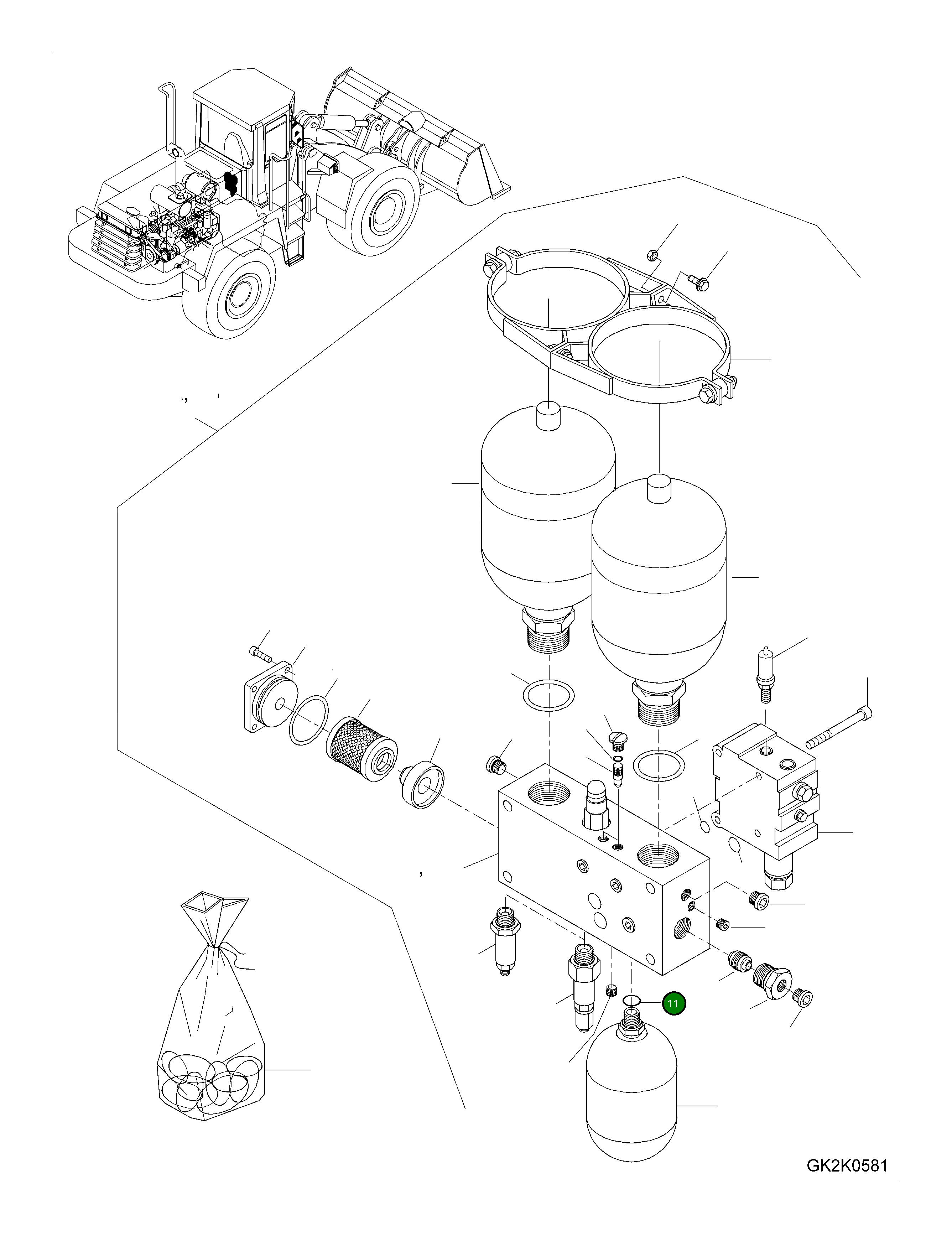 Кольцо уплотнительное (O-Ring) 421-43-H0P48 Komatsu