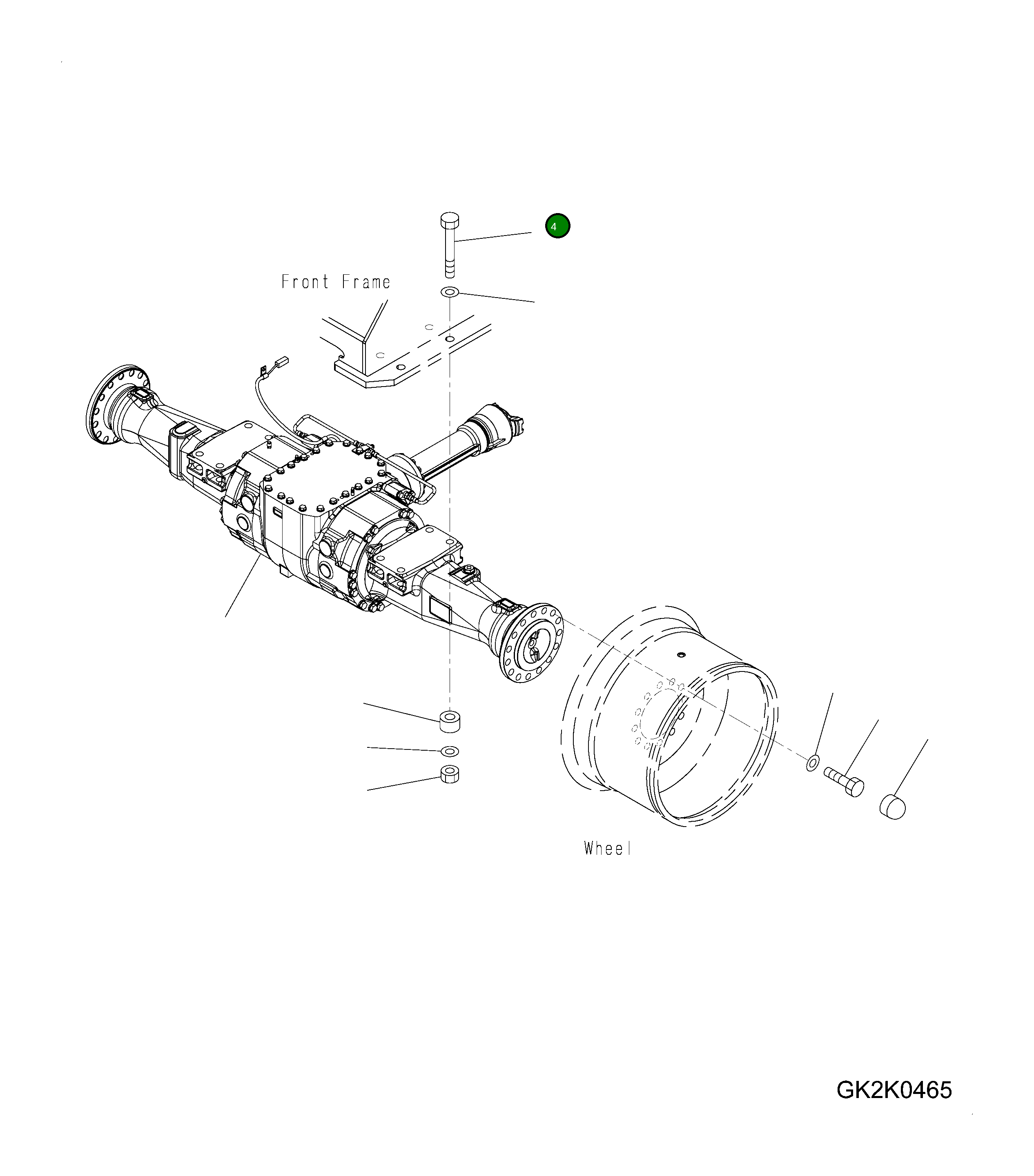 Болт 01011-62785 Komatsu