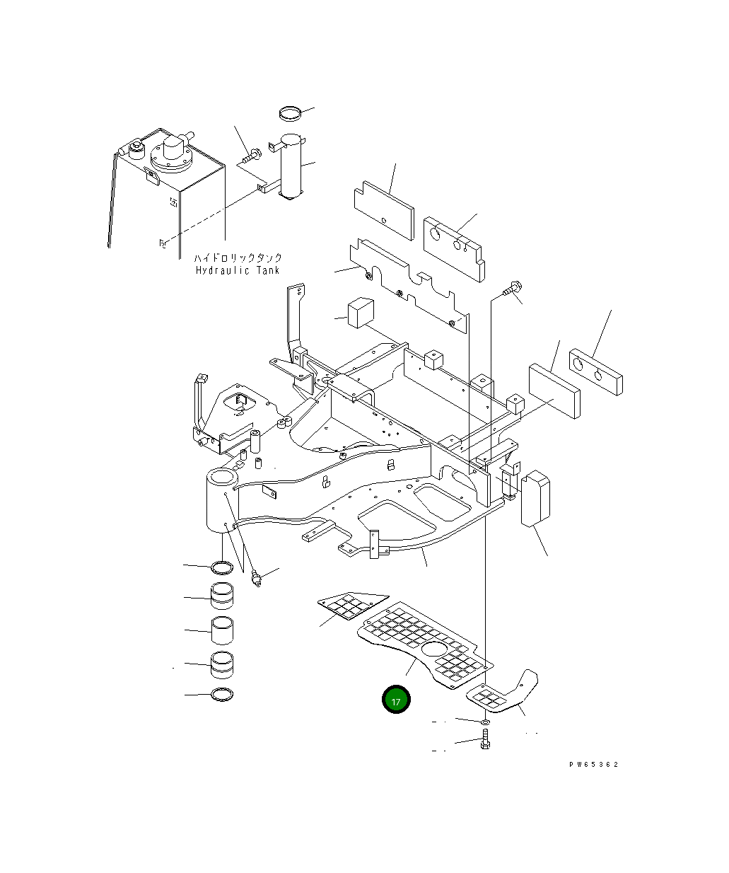 Крышка 22K-959-1410 Komatsu