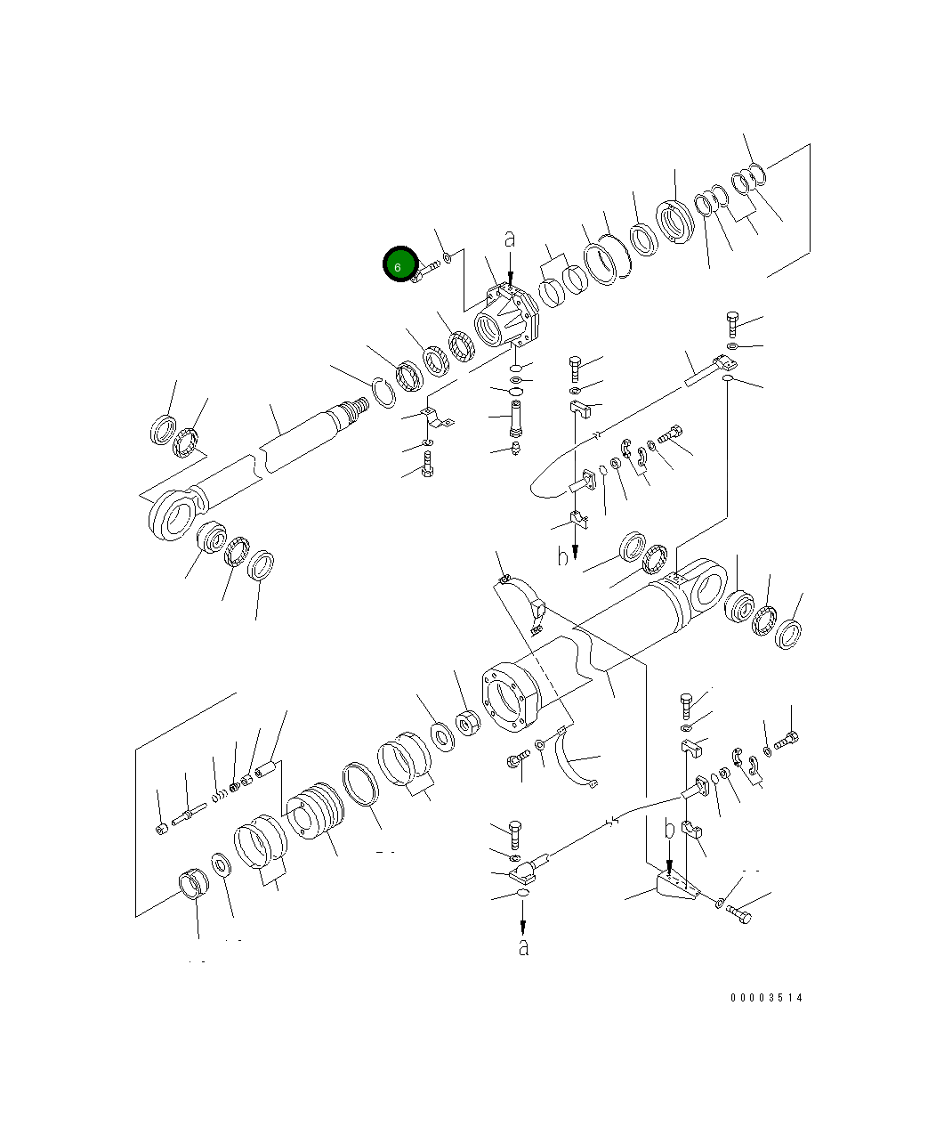 Болт 01253-33615 Komatsu