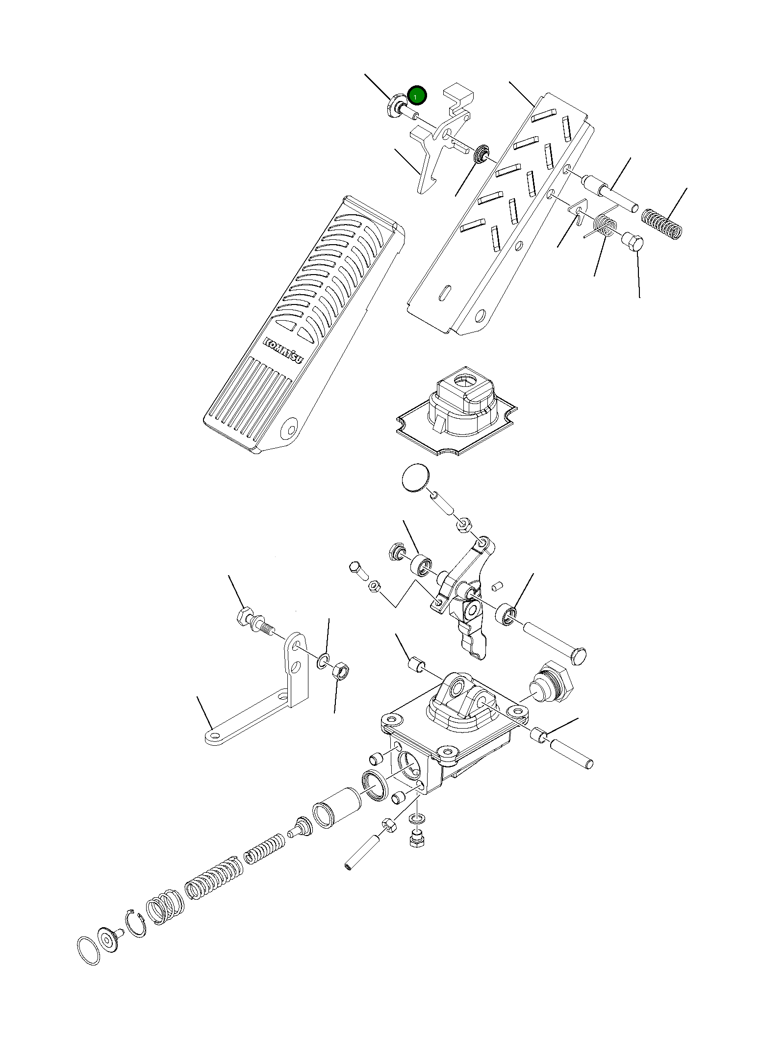 Болт 21D-44-11440 Komatsu